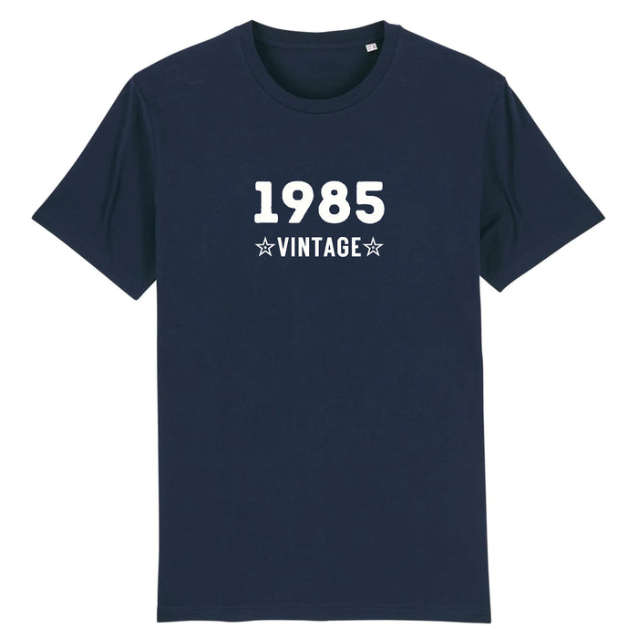 Vintage, geboortejaar, gepersonaliseerd cadeau, t-shirt van biologisch katoen, legende, verjaardag man, verjaardag opa, pepe, opi, verjaardag nonkel, verjaardag zoon, verjaardag broer