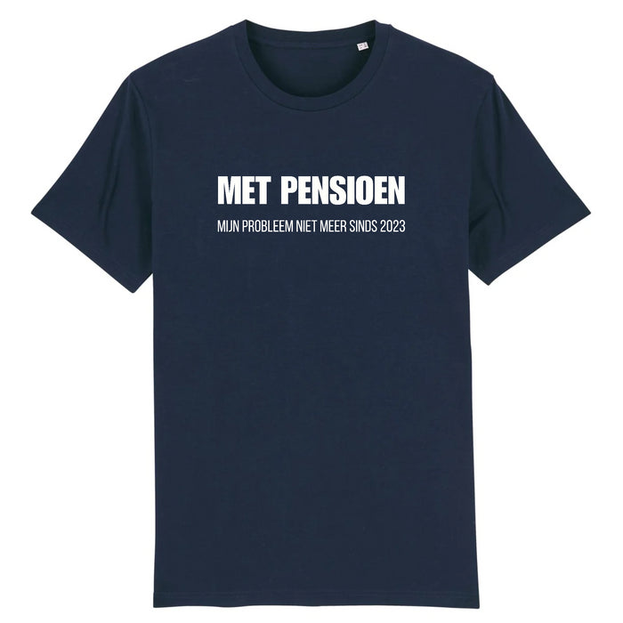 Gepersonaliseerd cadeau pensioen, grappige shirt, humor, kleinigheidje pensioen, gepersonalseerd t-shirt, mijn probleem niet meer, sarcastische humor