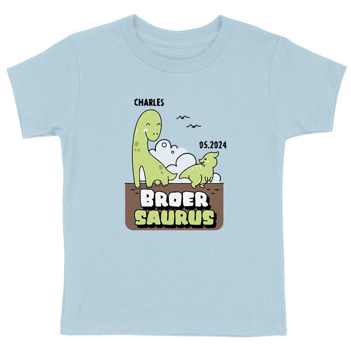 Broer Saurus, t-shirt van biologisch katoen